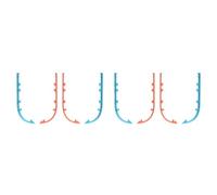 Ensemble de 2 Bandes décoratives pour poignées, Accents pour manettes Nntendo Swtch 2, Garniture de contrôleur, Coque latérale, plaques latérales Gauche et Droite, Accessoires de Jeu