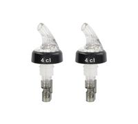 Ensemble de 2 Becs verseurs doseur à alcool à bille 4 cl Fackelmann