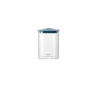 ENSEMBLE DE 2 BOCAUX EN VERRE CARRÉS "FRESH&STYLE" - M Deep air blue