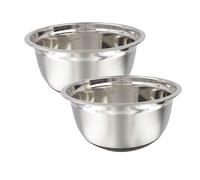 Ensemble de 2 Bols à mixer en inox 24 cm de diamètre Basic Fackelmann