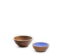 Ensemble de 2 bols Zairin en bois d'acacia 100 % certifié FSC