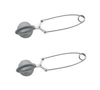 Ensemble de 2 Boules à thé type Pinces à thé en inox 15 cm Fackelmann
