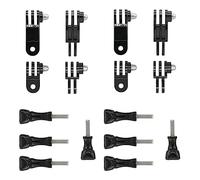 Ensemble de 2 bras d'extension réglables pour bras panoramiques, support de joints fixes pour caméra avec vis courte et longue pour GoPro Hero 10, 9, 8, 7, 6, 5 et autres caméras d'action