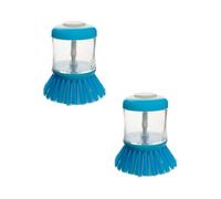 Ensemble de 2 Brosses à vaisselle avec réservoir pour liquide vaisselle Tecno Fackelmann