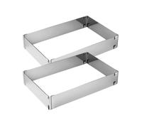 Ensemble de 2 Cadres à gâteau réglable 27 à 52 cm Zenker Smart Pastry Zenker