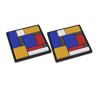 Ensemble de 2 Casse-têtes à 4 Niveaux de difficulté avec 88 défis logiques, Puzzles Montessori pour stimuler la réflexion et la Concentration, Jeux éducatifs Portables pour Enfants