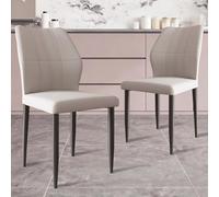 Ensemble de 2 chaises à Manger, tabourets de Cuisine en Faux Cuir en Cuir chaises de Cuisine Modernes pour Le Salon du Salon