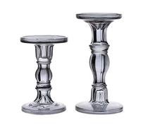 Ensemble de 2 Chandeliers en Verre de Cristal, bougeoirs for Mariages romantiques, Accessoires de Photographie, décorations de Table élégantes