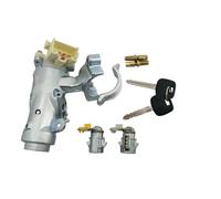 Ensemble de 2 clés Comprenant Un Barillet de Contact, Un Interrupteur d'allumage, Un verrou de Direction, Une Serrure de Porte et Un contacteur de démarrage Jas pour Toyota Hilux (1997-2005).