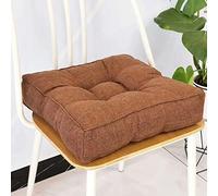 Ensemble de 2 coussins de chaise carrés épais de 10 cm en velours cristal, pour l'intérieur et l'extérieur, pour bureau, salle à manger, terrasse, camping, cuisine, fauteuil à bascule (Couleur : #20)
