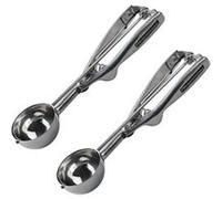 FM Professional 9308850 cuillères à glace inox, cuillère à glace boule, cuillere glace, cuillere a glace, portionneuse glace, cuillère glace, Acier inoxydable, 21 cm