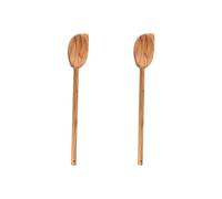 Ensemble de 2 Cuillères de cuisine en bois à bout pointu Édition Bois d'olivier Fackelmann