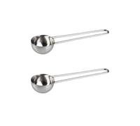 Ensemble de 2 Cuillères doseuse à café inox environ 8gr Fackelmann Petit Déjeuner
