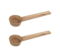 Ensemble de 2 cuillères doseuses à café en bambou Fackelmann