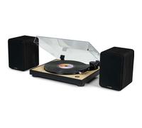 Ensemble de 2 enceintes THOMSON WS600DUO avec caisson en bois - Bluetooth 5.0 - 100W - Noir