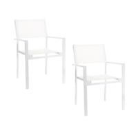 Ensemble de 2 fauteuils de jardin Cubic WxHxD 57x85x45cm
