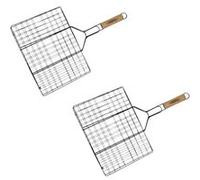 Ensemble de 2 Grilles de barbecue 35 x 25,5 x 54 cm Fackelmann BBQ Edition