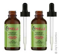 Ensemble De 2 Huiles Mielle Organics Rosemary Mint Pour Croissance Du Cheveu