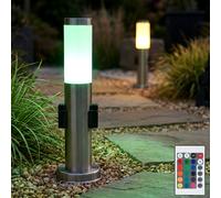 Ensemble De 2 Lampes De Jardin LED Avec Télécommande RGB Et 2 Prises De Courant