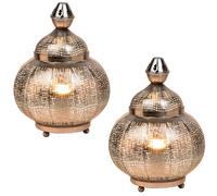 Ensemble De 2 Lampes De Table Décoratives Orientales