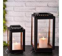 Ensemble De 2 Lanternes De Jardin En Design Scandinave Jona