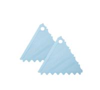 Ensemble de 2 Lisseurs gâteau à trois côtés pour cake design Zenker Sweet Sensation Zenker