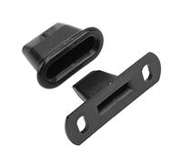 Ensemble de 2 localisateurs de porte coulissante latérale 904637, ABS noir de remplacement pour Scudo 1995-2006, kit de localisation de porte coulissante durable avec installation