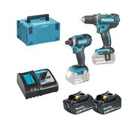 Ensemble de 2 machines 18 V Li-Ion 3 Ah (Ddf482 + Dtd152)