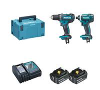 Pack perceuse visseuse 18V DDF482 + visseuse à chocs DTD152 18V (3X5AH) en coffret MAKPAC - MAKITA - DLX2127TJ1