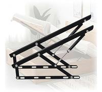 Ensemble de 2 mécanismes de levage pour lit coffre, kit de levage robuste à ressort à gaz, mécanisme de cadre de lit coffre pliable, système de charnières pneumatiques et hydrauliques, 6 (11