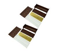 Ensemble de 2 Moules à bûche de Noël avec insert et plaque motif flocon de neige 30 x 8 cm Zenker Noël Zenker