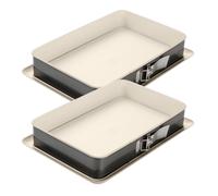 Ensemble de 2 Moules à charnière rectangulaire 38 x 25 cm Dr Oetker Back-Trend Dr. Oetker