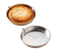 Ensemble De 2 Moules À Gâteau À Dégagement Facile, Moules À Gâteau Avec Lame Pivotante Intégrée, Faciles À Nettoyer, Idéaux for La Pâtisserie Et La Présentation Des Desserts