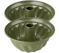 Ensemble de 2 Moules à kouglof 25 cm Zenker Green Vision