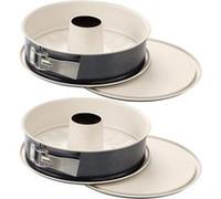 Ensemble de 2 Moules à manqué à charnière avec fond à savarin 26 cm Dr Oetker Back-Trend