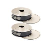 Ensemble de 2 Moules à manqué à charnière avec fond à savarin 26 cm Dr Oetker Back-Trend Dr. Oetker