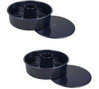 Ensemble de 2 Moules à manqué et savarin double fond 26 cm Dr. Oetker Back Liebe