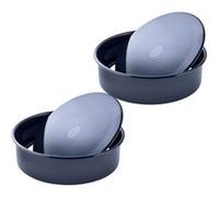 Ensemble de 2 Moules à manqué fond amovible 28 cm Dr Oetker Back Liebe