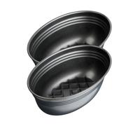 Ensemble de 2 Moules à pain ovale 26 x 16 cm Zenker Black Metallic Zenker