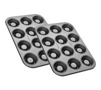 Zenker Lot de 2 moules à mini savarins 12 empreintes