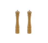 Ensemble de 2 Moulins à poivre manuel couleur bois 32 cm Divers FM Professional