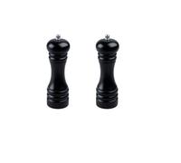 Ensemble de 2 Moulins à poivre manuel - FACKELMANN PROFESIONAL - 18 cm - Noir