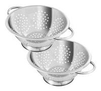 Ensemble de 2 Passoires inox 24 cm avec anses Fackelmann