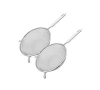 Ensemble de 2 Passoires tamis avec manche en inox diamètre 20 cm Basic Fackelmann