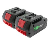 Ensemble De 2 PATONA Batterie Bosch GBA180LED 18V 5.0Ah