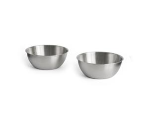 Ensemble de 2 Petit Bols de Marché D'extérieur Argent