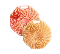 Ensemble De 2 PièCes D’Accessoires De Salle De Bain Ronds Serviette De Bain Multifonctionnelle En Silicone Frottant, Brosse De Bain Portable Brosse De Massage (Rose + orange)