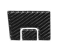 Ensemble de 2 pièces de revêtement d'habillage de poignée de boîte de Rangement copilote en Fibre de Carbone pour 350z 2006 2009 décoration intérieure de Luxe avec Ruban