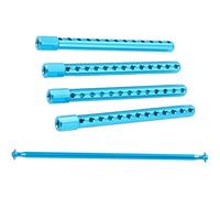 Ensemble De 2 Pièces De Voiture Rc: 1 Ensemble De Supports De Poteau De Carrosserie En Alliage D'Aluminium Rc 1:10 Bleu 102037 Et 1 Ensemble De Joint D'Entraînement Central Os De Chien