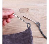 Ensemble De 2 Pièces En Acier Inoxydable, Clip De Référence, Bande Élastique, Cordon De Serrage, Kit De Tricot, Sac, Vêtements, Accessoires De Couture